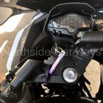 KAWASAKI NINJA 300 MOTORCYCLE 2014 dashboard replacement key in ignition