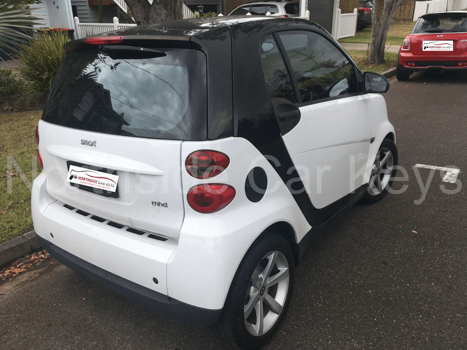 2009 SMARTCAR FORTWO COUPE rear view